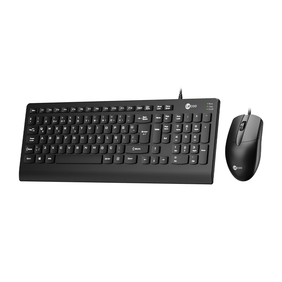 Lecoo CM103 Kablolu Klavye ve Mouse Set - 2