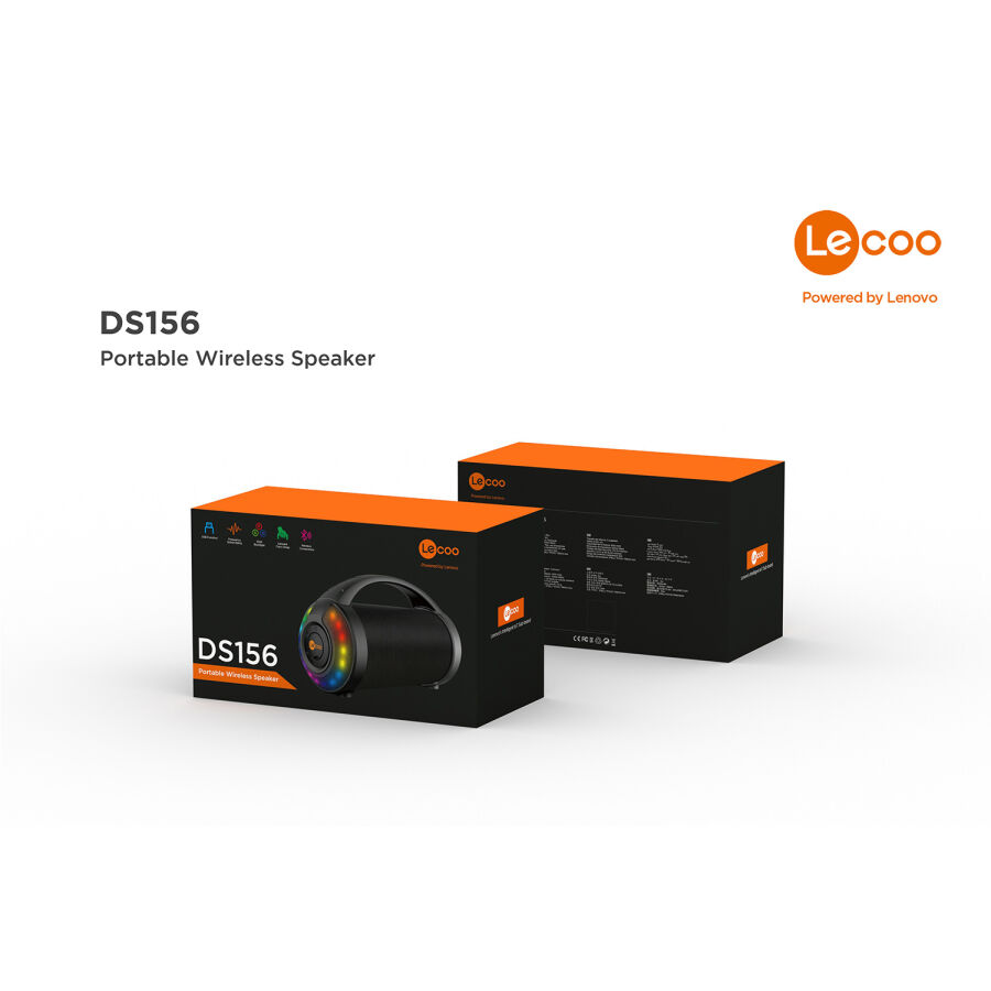 Lecoo DS156 Boombox RGB Taşınabilir Bluetooth Hoparlör - 5