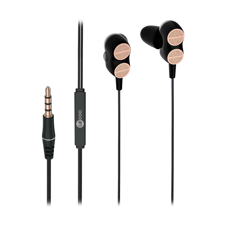 Lecoo EH102 Çift Sürücülü Kablolu Kulak İçi Kulaklık - 4