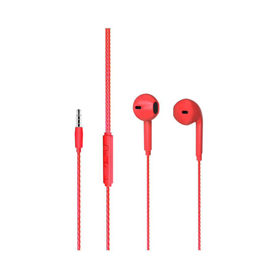 Lecoo EH104 Kablolu Kulak İçi Kulaklık Kırmızı - 5