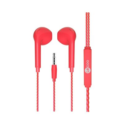 Lecoo EH104 Kablolu Kulak İçi Kulaklık Kırmızı 