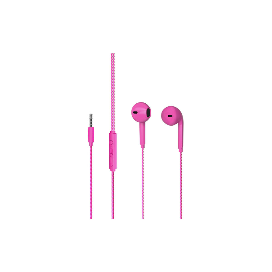 Lecoo EH104 Kablolu Kulak İçi Kulaklık Pembe - 4