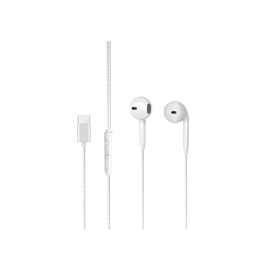 Lecoo EH104 Kablolu Type-C Kulak İçi Kulaklık Beyaz - 4