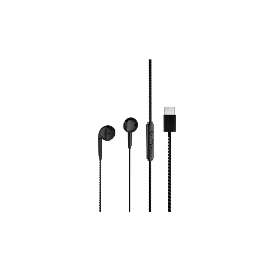 Lecoo EH104 Kablolu Type-C Kulak İçi Kulaklık Siyah - 4