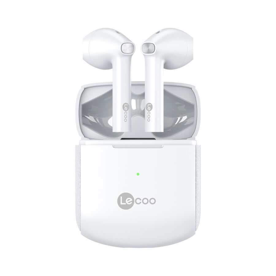 Lecoo EW303 Bluetooth 5.0 Kablosuz Kulak İçi Kulaklık Beyaz - 1