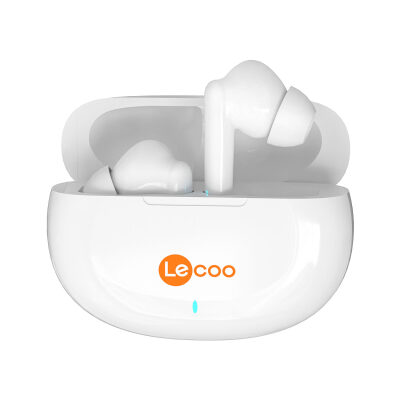 Lecoo EW306 Hi-Fi Bluetooth 5.1 TWS Kablosuz Kulak içi Kulaklık Beyaz - 1