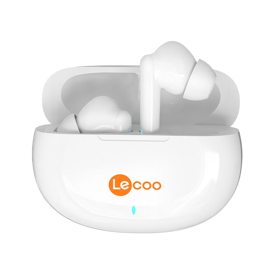 Lecoo EW306 Hi-Fi Bluetooth 5.1 TWS Kablosuz Kulak içi Kulaklık Beyaz - 1