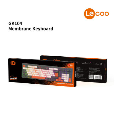 Lecoo GK104 Üç Modlu RGB Gaming Oyuncu Klavyesi Bluetooth 2.4GHz Kablosuz Kablolu Şarjlı Membran Türkçe Q - 13