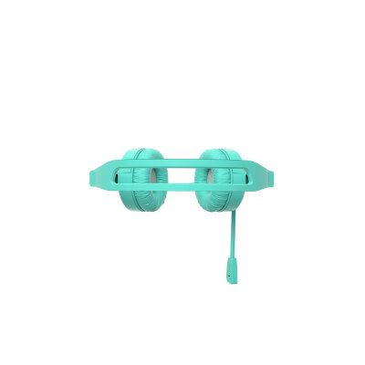 Lecoo HT106 Kablolu 3.5mm Jacklı Mikrofonlu Kulak Üstü Kulaklık Turkuaz - 5