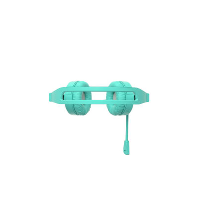 Lecoo HT106 Kablolu 3.5mm Jacklı Mikrofonlu Kulak Üstü Kulaklık Turkuaz - 5