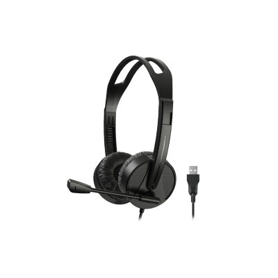 Lecoo HT106 USB Kablolu Mikrofonlu Kulak Üstü Kulaklık Siyah - 7