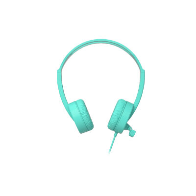 Lecoo HT106 USB Kablolu Mikrofonlu Kulak Üstü Kulaklık Turkuaz - 2