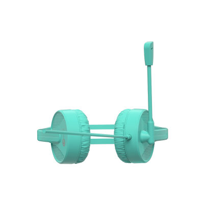 Lecoo HT106 USB Kablolu Mikrofonlu Kulak Üstü Kulaklık Turkuaz - 6