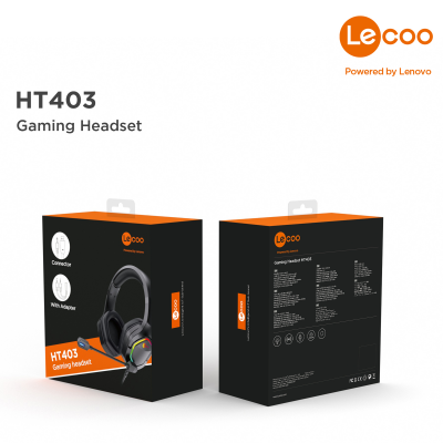 Lecoo HT403 Kulak Üstü RGB Gaming Oyuncu Kulaklığı 3.5mm Jack + USB - 8