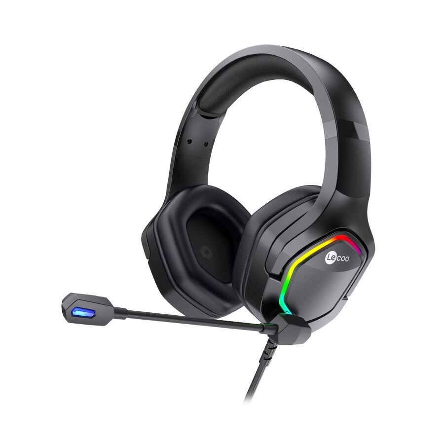 Lecoo HT403 Kulak Üstü RGB Gaming Oyuncu Kulaklığı - 1