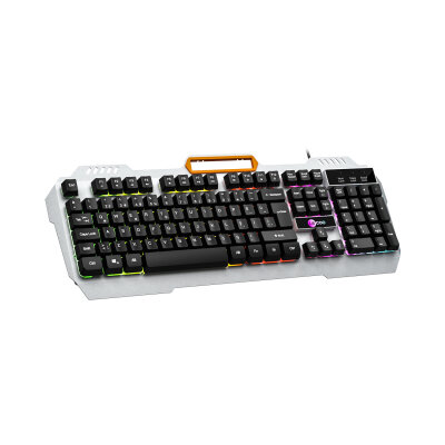Lecoo KB123 Rainbow Aydınlatmalı Membran Oyuncu Klavyesi Türkçe Q Gaming Klavye Siyah - 2