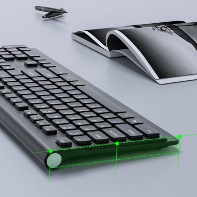 Lecoo KW203 Kablosuz Klavye ve Mouse Set - 4