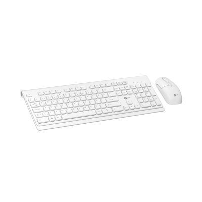 Lecoo KW203 Kablosuz Türkçe Q Ergonomik Klavye & Mouse Seti Beyaz - 3