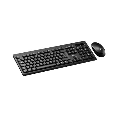 Lecoo KW210 Kablosuz Türkçe Q Ergonomik Klavye & Mouse Seti Siyah - 2