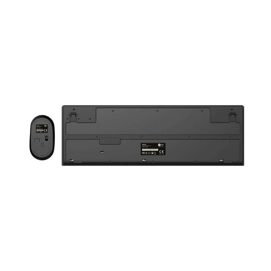 Lecoo KW210 Kablosuz Türkçe Q Ergonomik Klavye & Mouse Seti Siyah - 5