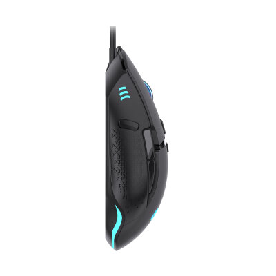 Lecoo MG1101 Kablolu RGB 6400 DPI 8 Tuşlu Gaming Optik Oyuncu Mouse Siyah - 4