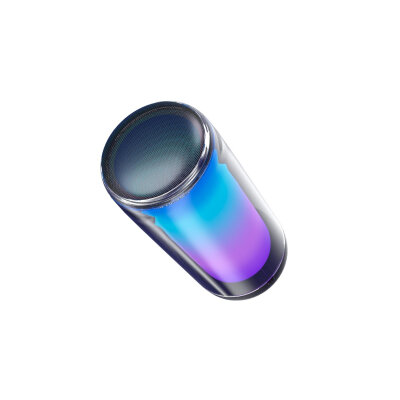 Lecoo RS13 Kablosuz Bluetooth 5.0 USB SD Kart RGB Işıklı Taşınabilir Mini Stereo Hoparlör Siyah - 2