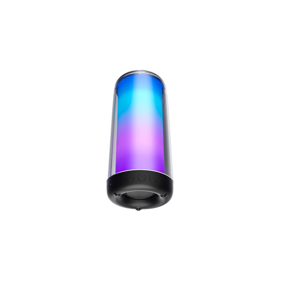 Lecoo RS13 Kablosuz Bluetooth 5.0 USB SD Kart RGB Işıklı Taşınabilir Mini Stereo Hoparlör Siyah - 3