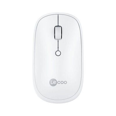 Lecoo WS209 Dual Mod Bluetooth ve Kablosuz Şarj Edilebilir Optik Mouse Beyaz