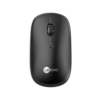 Lecoo WS209 Dual Mod Bluetooth ve Kablosuz Şarj Edilebilir Optik Mouse Siyah