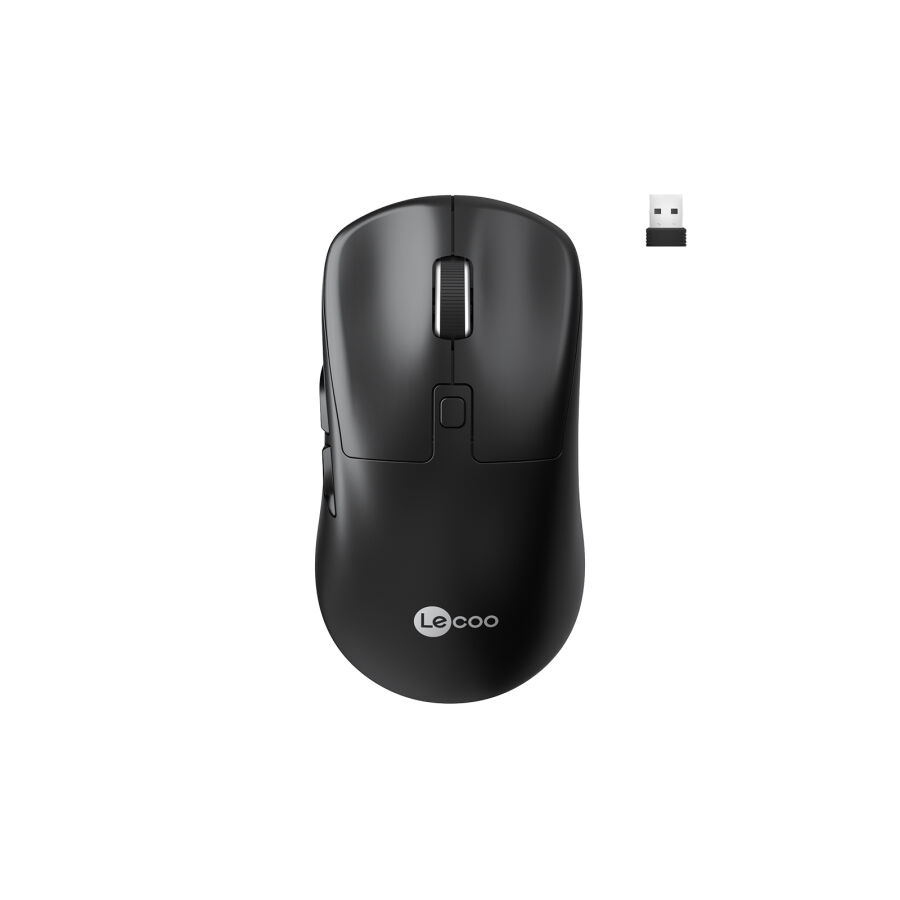 Lecoo WS216 Dual-Mode Bluetooth ve 2.4G Kablosuz Optik Mouse 7 Tuş Siyah - 1