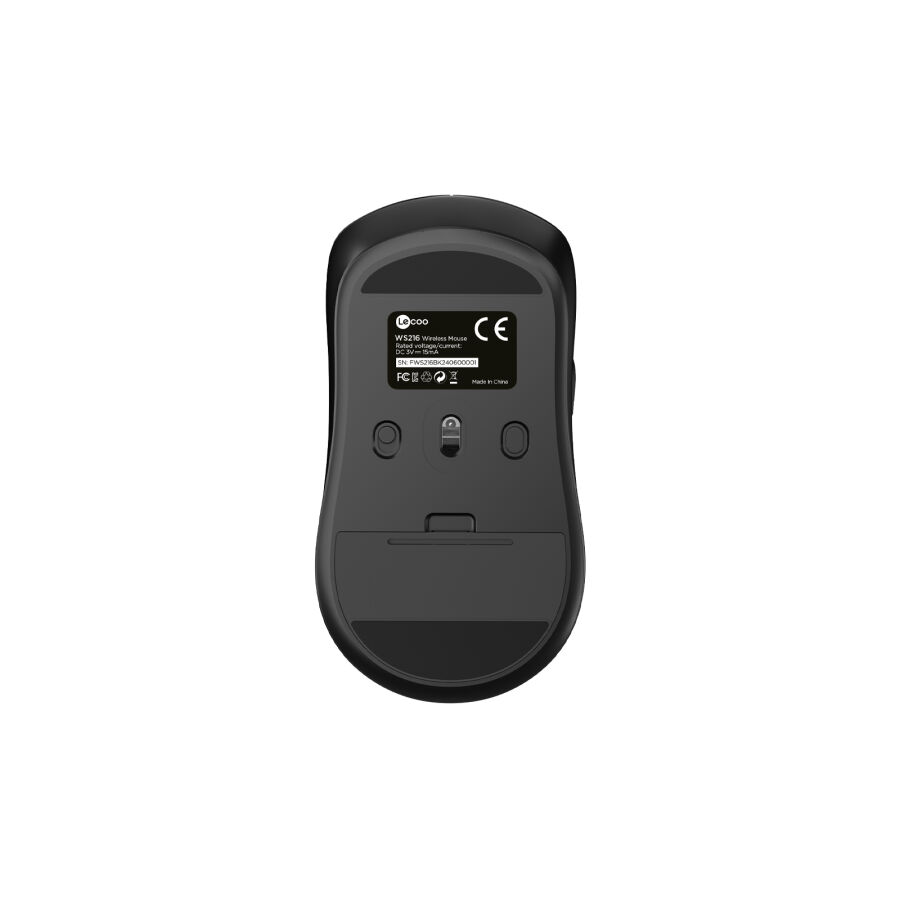 Lecoo WS216 Dual-Mode Bluetooth ve 2.4G Kablosuz Optik Mouse 7 Tuş Siyah - 5