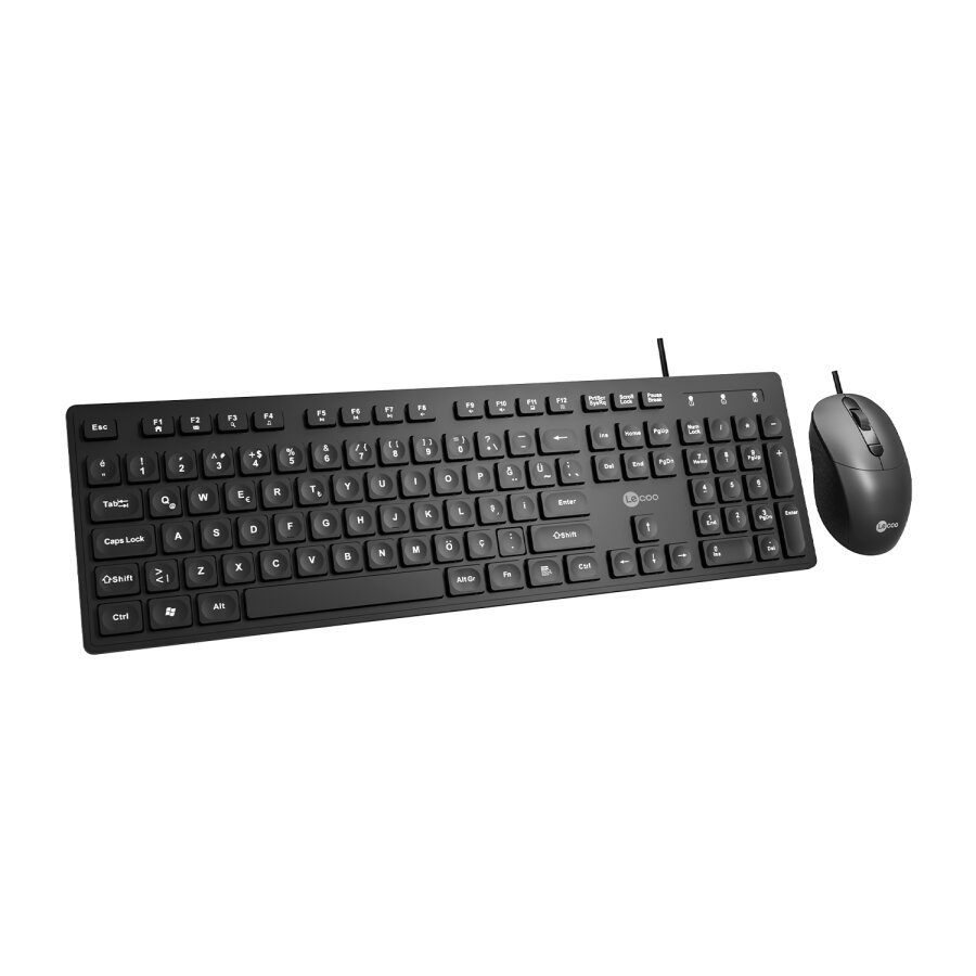 Lecoo CM102 Kablolu Klavye & Mouse Set - 1