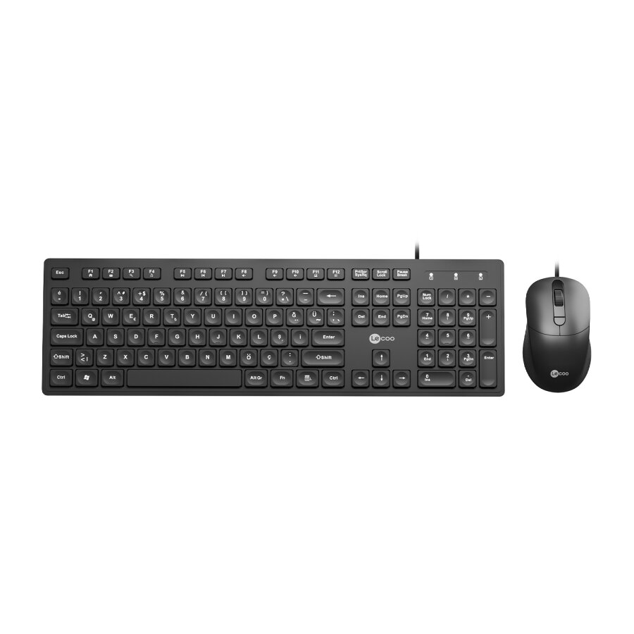 Lecoo CM102 Kablolu Klavye & Mouse Set - 2