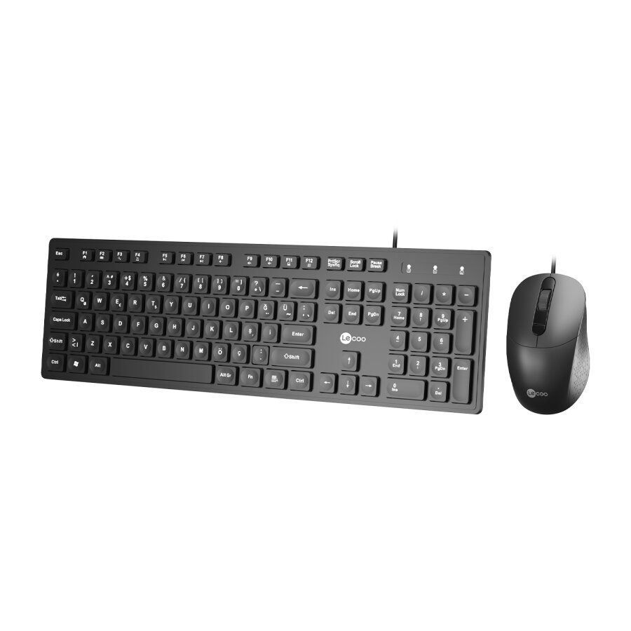 Lecoo CM102 Kablolu Klavye & Mouse Set - 3