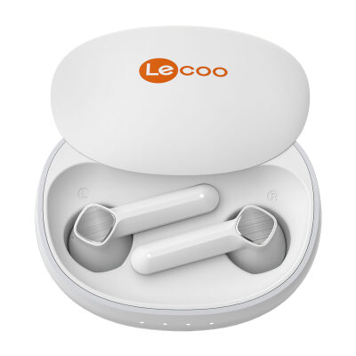 Lenovo Lecoo EW305 Bluetooth 5.1 ENC Kablosuz Kulak İçi Kulaklık Beyaz - 1