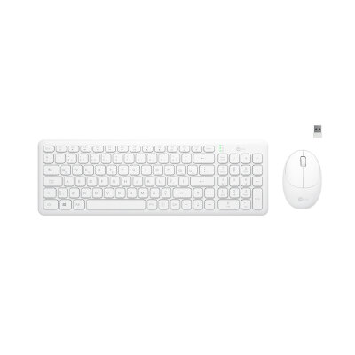 Lecoo KW204 Kablosuz Klavye & Mouse Set Beyaz - 1