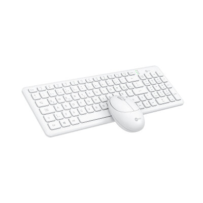 Lecoo KW204 Kablosuz Klavye & Mouse Set Beyaz - 2
