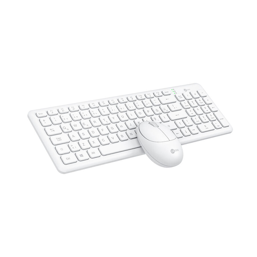 Lenovo Lecoo KW204 Kablosuz Klavye & Mouse Set Beyaz - 2