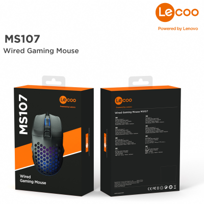 Lenovo Lecoo MS107 RGB Gaming Oyuncu Mouse - 6