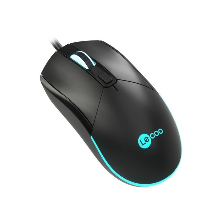 Lenovo Lecoo MS120 Kablolu Optik Mouse Siyah - 2