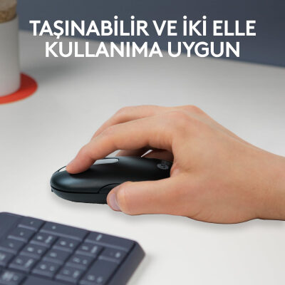 Lenovo Lecoo WS207 Şarj Edilebilir Kablosuz Mouse Siyah - 8