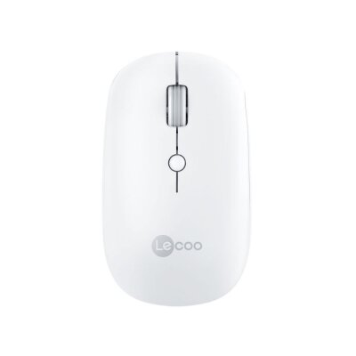 Lecoo WS211 Dual Mod Bluetooth ve Kablosuz Şarj Edilebilir Optik Mouse Beyaz