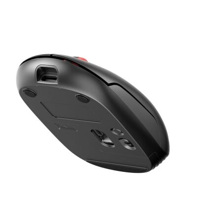 Lenovo Lecoo WS211 Dual Mod Bluetooth ve Kablosuz Şarj Edilebilir Optik Mouse Siyah - 3