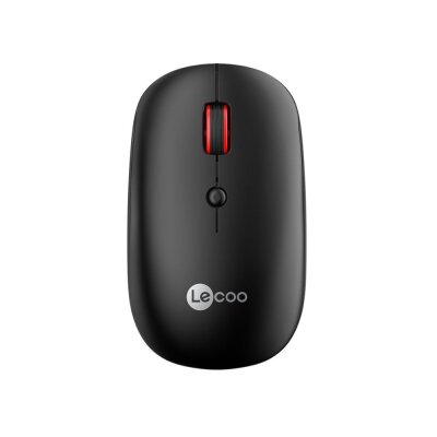 Lecoo WS211 Dual Mod Bluetooth ve Kablosuz Şarj Edilebilir Optik Mouse Siyah