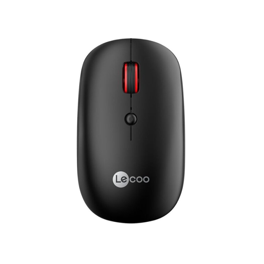 Lecoo WS211 Dual Mod Bluetooth ve Kablosuz Şarj Edilebilir Optik Mouse Siyah - 1