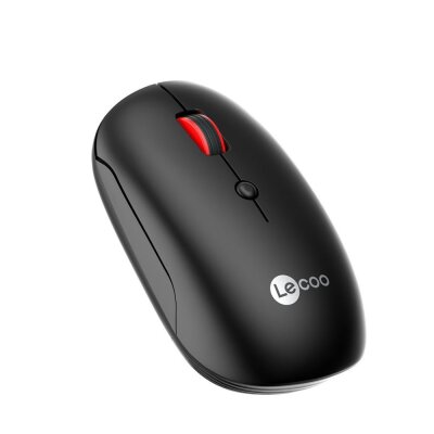 Lecoo WS211 Dual Mod Bluetooth ve Kablosuz Şarj Edilebilir Optik Mouse Siyah - 2