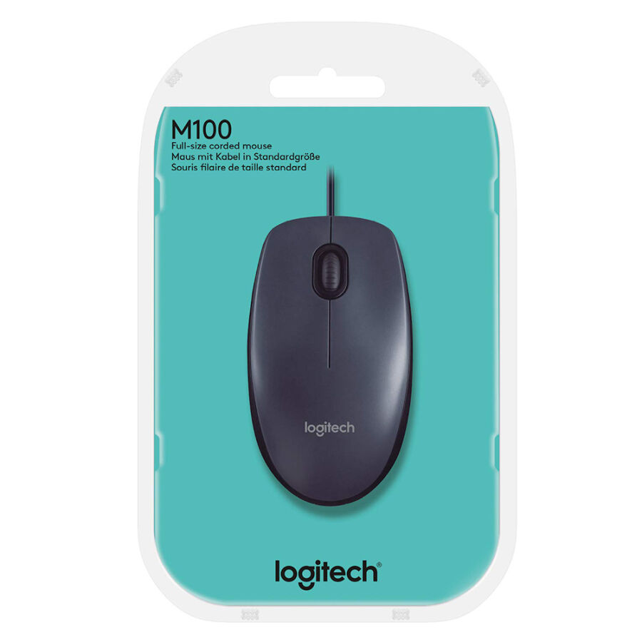 Logitech M100R USB Kablolu Mouse - 3