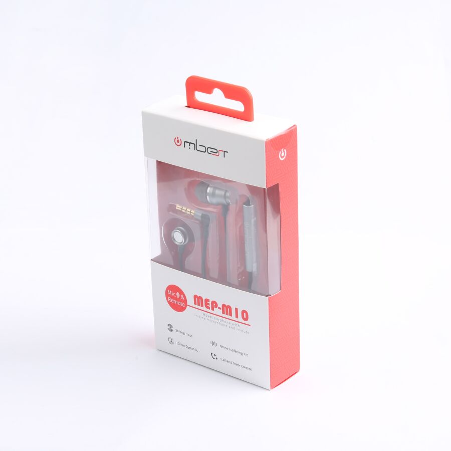 Mbest 10mm Dinamik Sürücülü 3.5mm Jack Girişli Mikrofonlu Kulak içi Kulaklık Siyah - 7