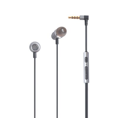 Mbest 10mm Dinamik Sürücülü 3.5mm Jack Girişli Mikrofonlu Kulak içi Kulaklık Siyah - 1