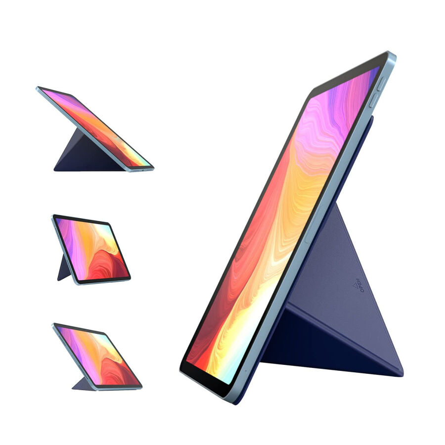 Novoo RT10 Açı Ayarlı Katlanabilir 10" inç ve Üzeri için Ultra Slim Tablet Standı Lacivert - 1